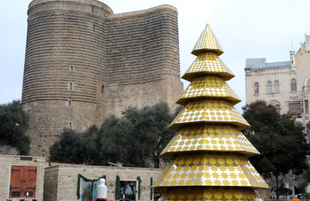 New Year is coming... Baku, Azerbaijan, Dec.28, 2013