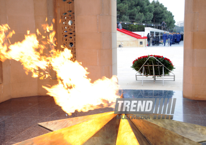 Azerbaijani public honors 20 January tragedy victims’ blessed memory. Baku, Azerbaijan, Jan.20, 2014