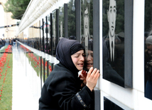 Azerbaijani public honors 20 January tragedy victims’ blessed memory. Baku, Azerbaijan, Jan.20, 2014