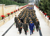 Azerbaijani public honors 20 January tragedy victims’ blessed memory. Baku, Azerbaijan, Jan.20, 2014