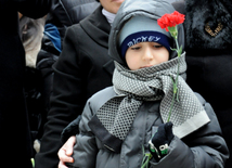 Azerbaijani public honors 20 January tragedy victims’ blessed memory. Baku, Azerbaijan, Jan.20, 2014