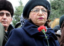 Azerbaijani public honors 20 January tragedy victims’ blessed memory. Baku, Azerbaijan, Jan.20, 2014