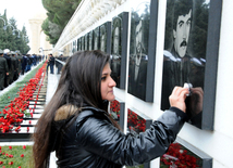 Azerbaijani public honors 20 January tragedy victims’ blessed memory. Baku, Azerbaijan, Jan.20, 2014