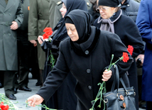 Azerbaijani public honors 20 January tragedy victims’ blessed memory. Baku, Azerbaijan, Jan.20, 2014