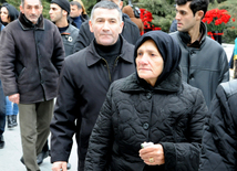 Azerbaijani public honors 20 January tragedy victims’ blessed memory. Baku, Azerbaijan, Jan.20, 2014