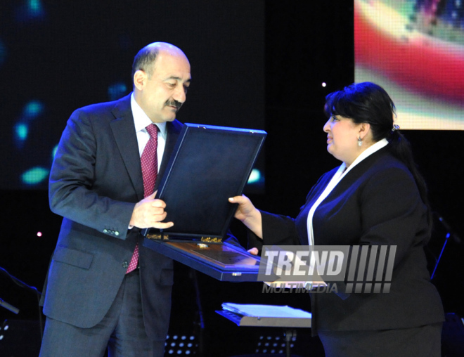 Awarding ceremony of talented and creative young people on the occasion of February 2 - Day of Youth. Baku, Azerbaijan, Feb.05, 2014 