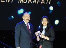 Awarding ceremony of talented and creative young people on the occasion of February 2 - Day of Youth. Baku, Azerbaijan, Feb.05, 2014