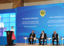 The third Tax Forum: "Azerbaijani tax system: realities and prospects". Baku, Azerbaijan, Feb.07, 2014