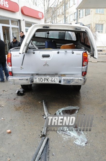 На автозаправочной станции в Баку произошел взрыв. Азербайджан, 13 февраля 2014 г. 