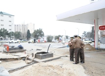 На автозаправочной станции в Баку произошел взрыв. Азербайджан, 13 февраля 2014 г. 