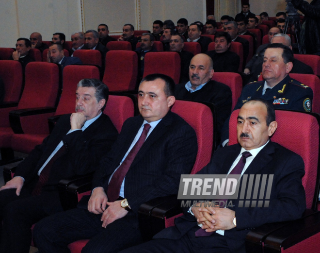 Solemn ceremony under the motto "Azerbaijani veterans of Afghanistan ready for any order of the Supreme Commander!" dedicated to the 25th anniversary of the Soviet troops withdrawal from Afghanistan. Baku, Azerbaijan, Feb.19, 2014 