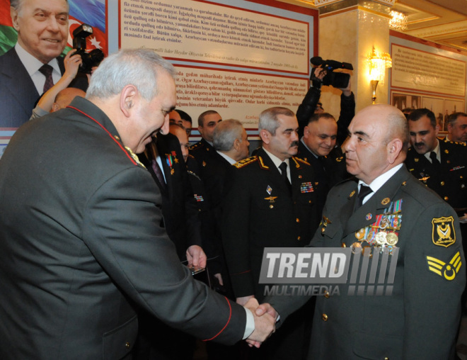 Solemn ceremony under the motto "Azerbaijani veterans of Afghanistan ready for any order of the Supreme Commander!" dedicated to the 25th anniversary of the Soviet troops withdrawal from Afghanistan. Baku, Azerbaijan, Feb.19, 2014 