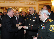 Solemn ceremony under the motto "Azerbaijani veterans of Afghanistan ready for any order of the Supreme Commander!" dedicated to the 25th anniversary of the Soviet troops withdrawal from Afghanistan. Baku, Azerbaijan, Feb.19, 2014 