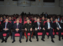 Solemn ceremony under the motto "Azerbaijani veterans of Afghanistan ready for any order of the Supreme Commander!" dedicated to the 25th anniversary of the Soviet troops withdrawal from Afghanistan. Baku, Azerbaijan, Feb.19, 2014 