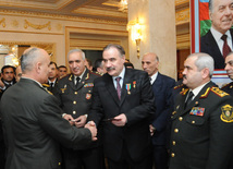 Solemn ceremony under the motto "Azerbaijani veterans of Afghanistan ready for any order of the Supreme Commander!" dedicated to the 25th anniversary of the Soviet troops withdrawal from Afghanistan. Baku, Azerbaijan, Feb.19, 2014 