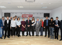 The U.S. ambassador to Azerbaijan, Richard Morningstar, has visited the Trend Agency's office. Baku, Azerbaijan, Feb.20, 2014 