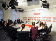 The U.S. ambassador to Azerbaijan, Richard Morningstar, has visited the Trend Agency's office. Baku, Azerbaijan, Feb.20, 2014 