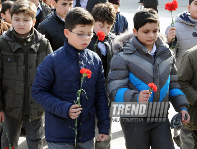 Azerbaijani public reveres memory of Khojaly genocide victims. Baku, Azerbaijan, Feb.26, 2014