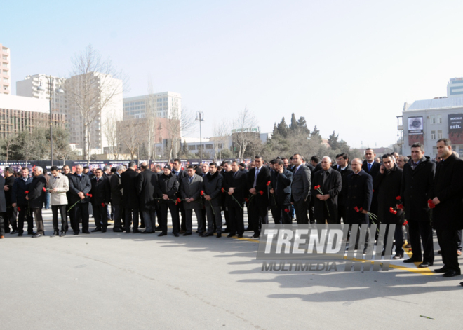 Azerbaijani public reveres memory of Khojaly genocide victims. Baku, Azerbaijan, Feb.26, 2014