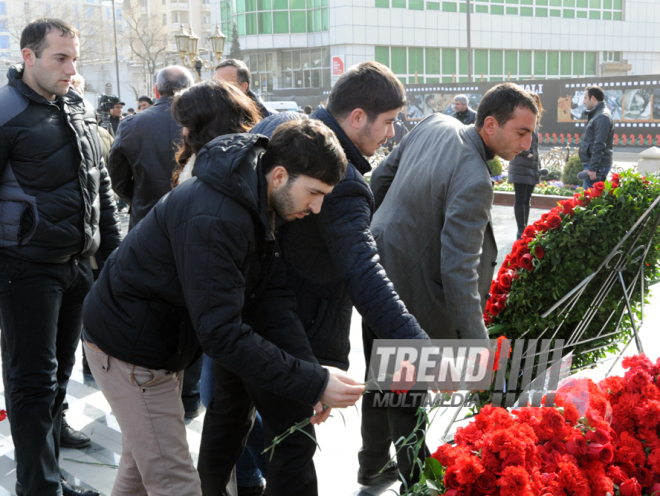 Azerbaijani public reveres memory of Khojaly genocide victims. Baku, Azerbaijan, Feb.26, 2014