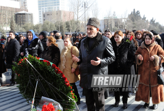 Azerbaijani public reveres memory of Khojaly genocide victims. Baku, Azerbaijan, Feb.26, 2014