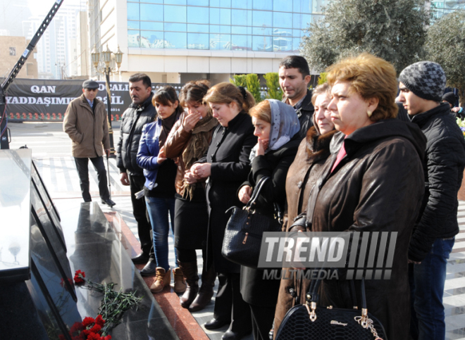 Azerbaijani public reveres memory of Khojaly genocide victims. Baku, Azerbaijan, Feb.26, 2014