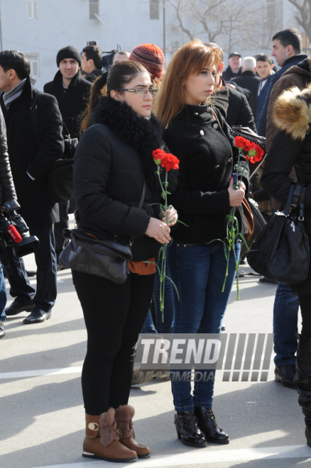 Azerbaijani public reveres memory of Khojaly genocide victims. Baku, Azerbaijan, Feb.26, 2014