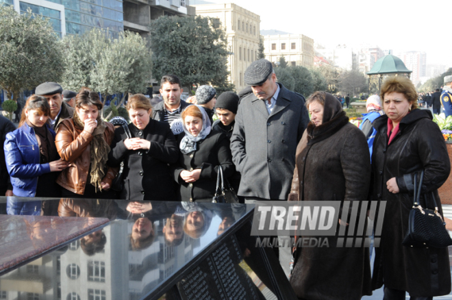 Azerbaijani public reveres memory of Khojaly genocide victims. Baku, Azerbaijan, Feb.26, 2014