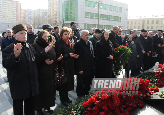 Azerbaijani public reveres memory of Khojaly genocide victims. Baku, Azerbaijan, Feb.26, 2014