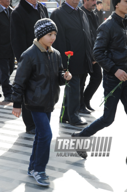 Azerbaijani public reveres memory of Khojaly genocide victims. Baku, Azerbaijan, Feb.26, 2014