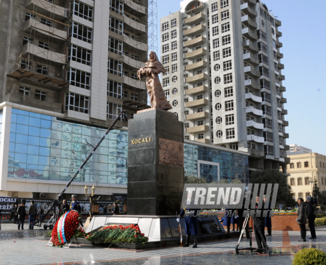 Azerbaijani public reveres memory of Khojaly genocide victims. Baku, Azerbaijan, Feb.26, 2014