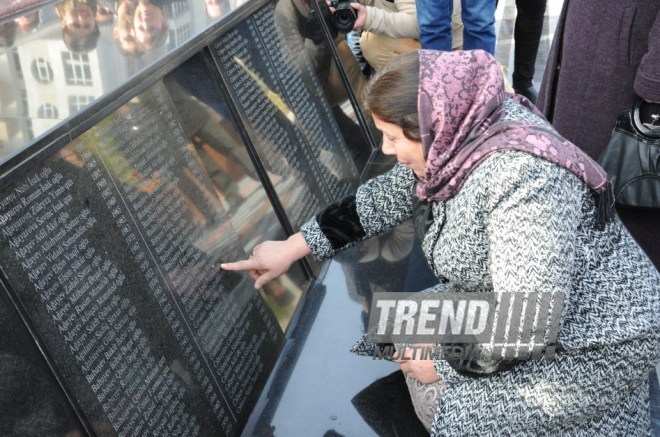 Azerbaijani public reveres memory of Khojaly genocide victims. Baku, Azerbaijan, Feb.26, 2014