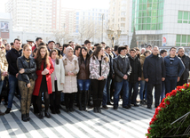 Azerbaijani public reveres memory of Khojaly genocide victims. Baku, Azerbaijan, Feb.26, 2014