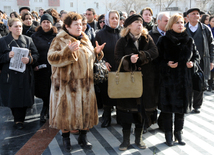 Azerbaijani public reveres memory of Khojaly genocide victims. Baku, Azerbaijan, Feb.26, 2014