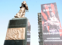 Azerbaijani public reveres memory of Khojaly genocide victims. Baku, Azerbaijan, Feb.26, 2014