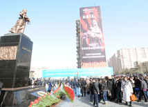 Azerbaijani public reveres memory of Khojaly genocide victims. Baku, Azerbaijan, Feb.26, 2014