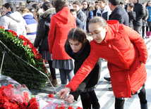 Azerbaijani public reveres memory of Khojaly genocide victims. Baku, Azerbaijan, Feb.26, 2014