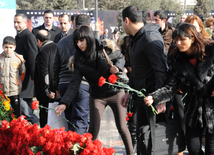 Azerbaijani public reveres memory of Khojaly genocide victims. Baku, Azerbaijan, Feb.26, 2014