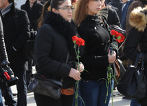 Azerbaijani public reveres memory of Khojaly genocide victims. Baku, Azerbaijan, Feb.26, 2014