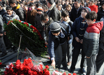 Azerbaijani public reveres memory of Khojaly genocide victims. Baku, Azerbaijan, Feb.26, 2014