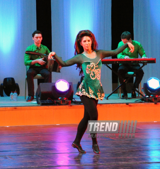 Spectacular Irish Dance “Celtic Legends”. Baku, Azerbaijan, March 01, 2014