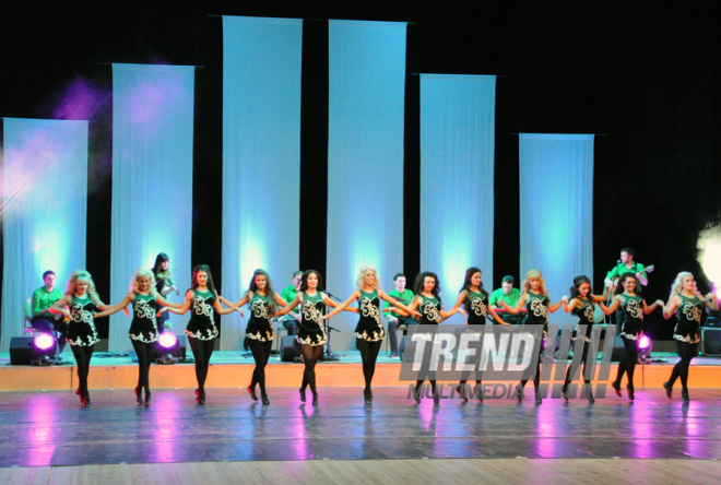 Spectacular Irish Dance “Celtic Legends”. Baku, Azerbaijan, March 01, 2014