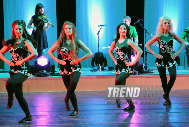 Spectacular Irish Dance “Celtic Legends”. Baku, Azerbaijan, March 01, 2014