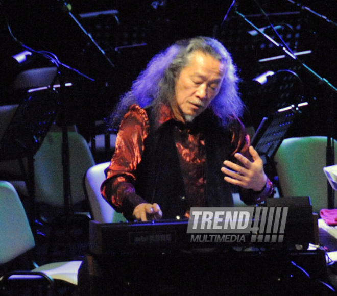 The solo concert of Kitaro, a worldwide famous Japanese recording artist, composer, musician, arranger, and the winner of a Grammy and a Golden Globe Award. Baku, Azerbaijan, March 07, 2014