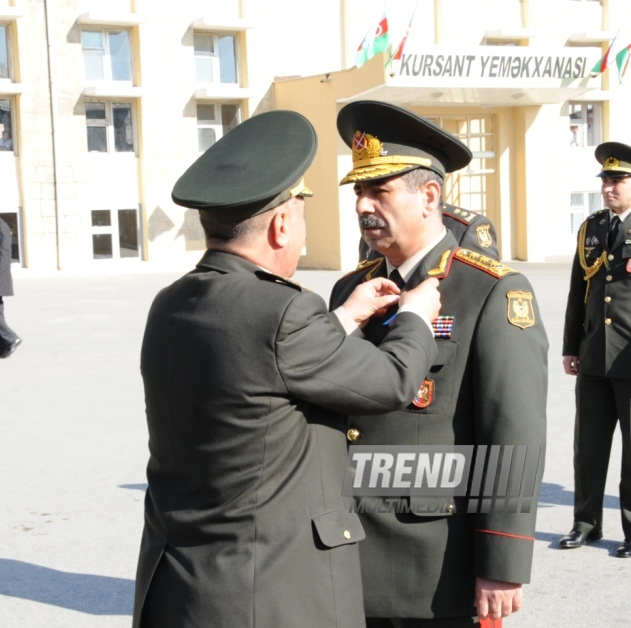 Solemn event marks 10th anniversary of naming High Military School after Heydar Aliyev. Baku, Azerbaijan, March 14, 2014