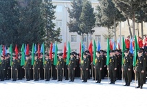 Solemn event marks 10th anniversary of naming High Military School after Heydar Aliyev. Baku, Azerbaijan, March 14, 2014