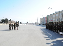 Solemn event marks 10th anniversary of naming High Military School after Heydar Aliyev. Baku, Azerbaijan, March 14, 2014