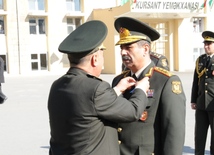 Solemn event marks 10th anniversary of naming High Military School after Heydar Aliyev. Baku, Azerbaijan, March 14, 2014