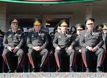 Solemn event marks 10th anniversary of naming High Military School after Heydar Aliyev. Baku, Azerbaijan, March 14, 2014