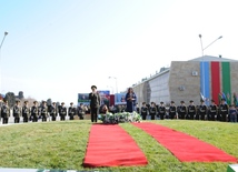 Solemn event marks 10th anniversary of naming High Military School after Heydar Aliyev. Baku, Azerbaijan, March 14, 2014